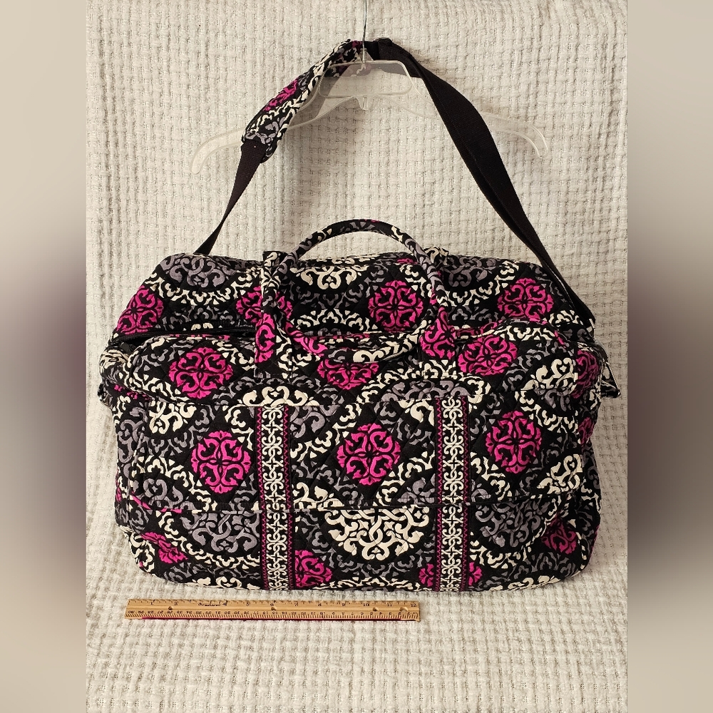 Iconic Vera Bradley Cantebury Weekender Large Travel Bag